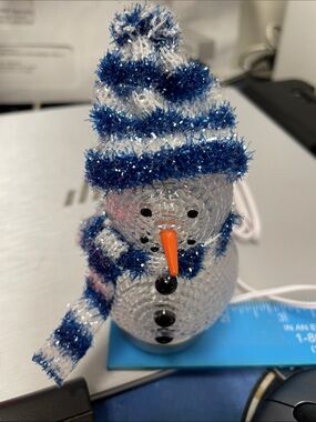 Mini USB LED decor light, snowman Light USB Color Changing Xmas Decor
